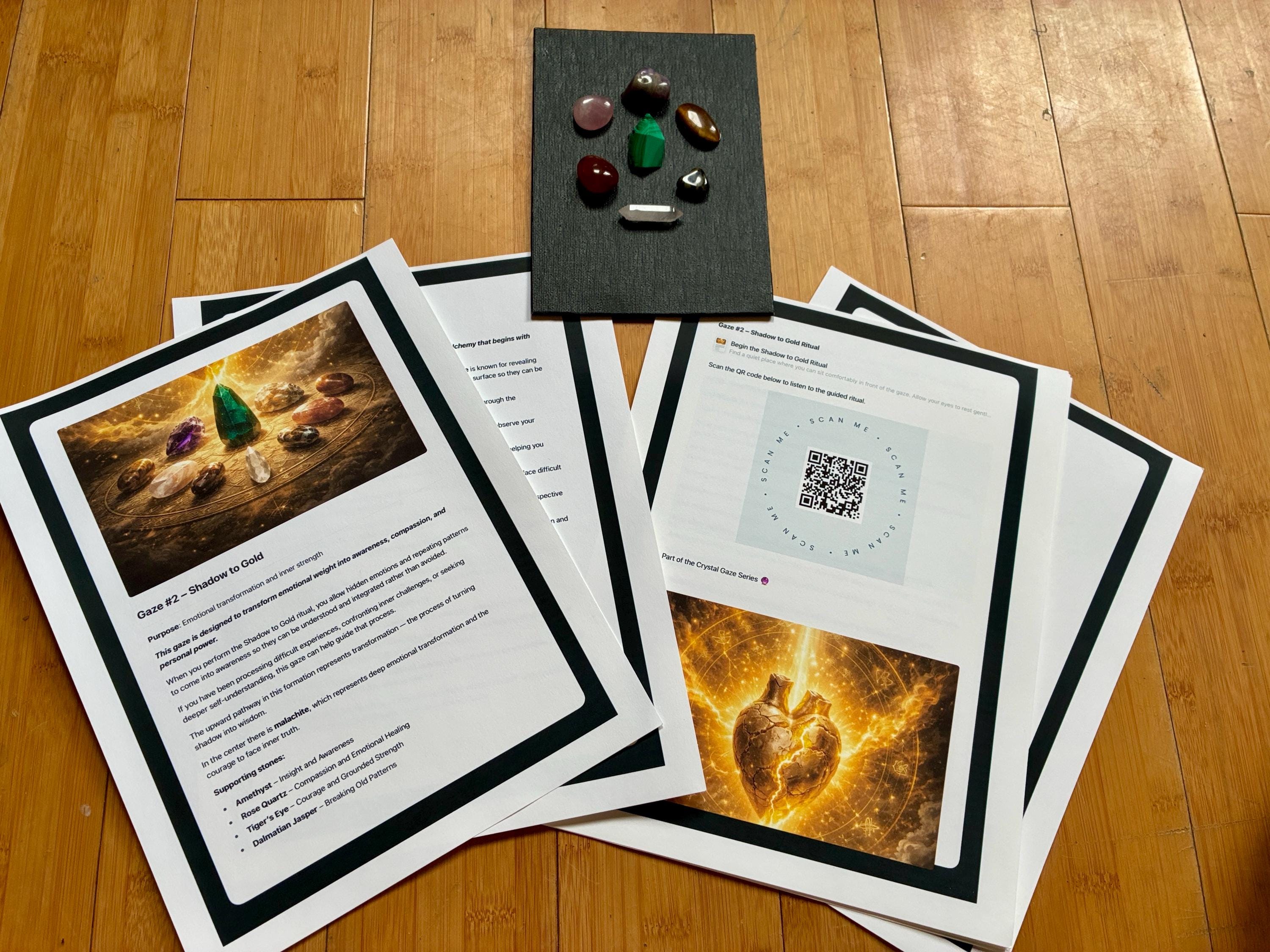 Shadow Work Crystal Grid Kit