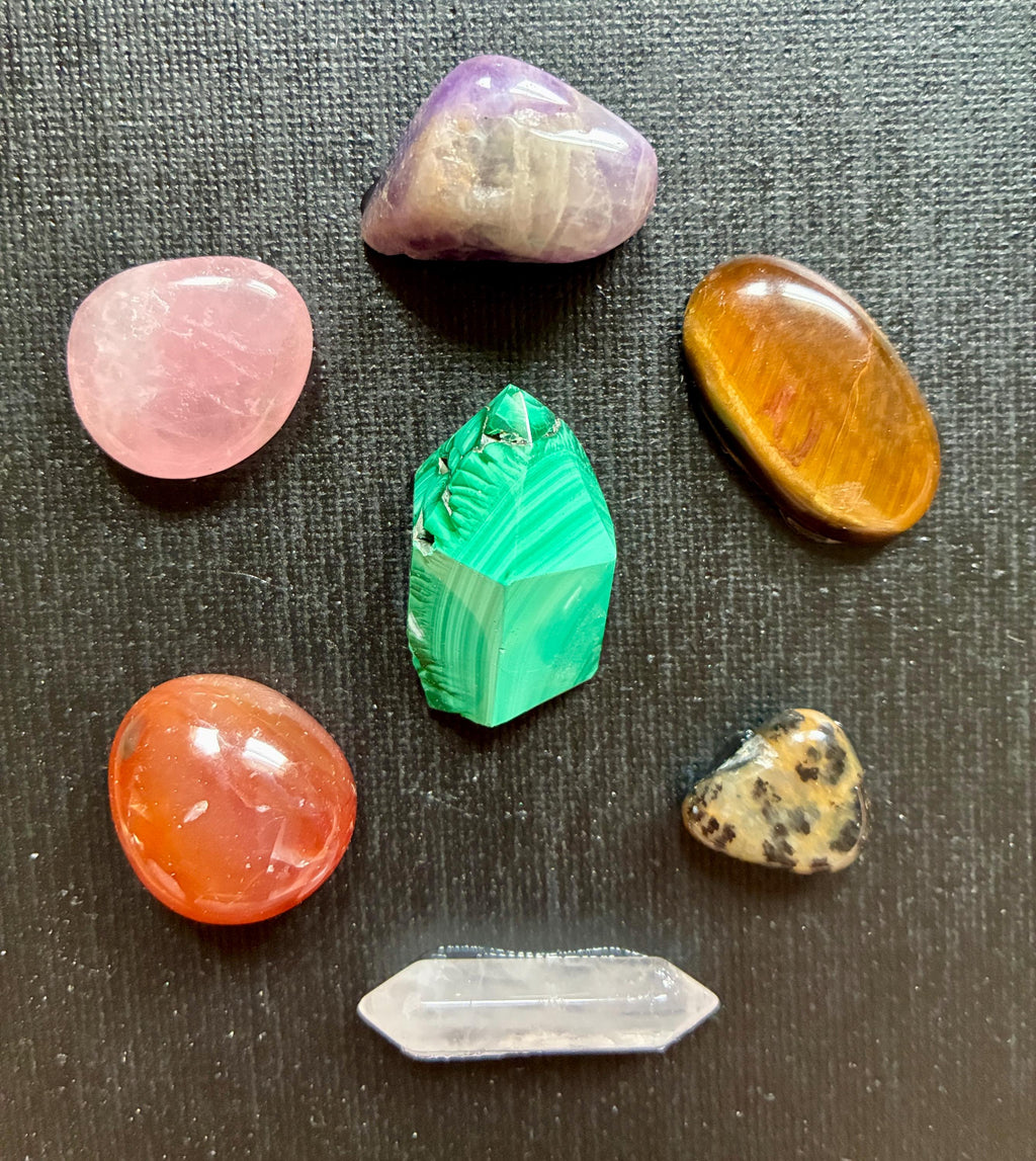 Shadow Work Crystal Grid Kit