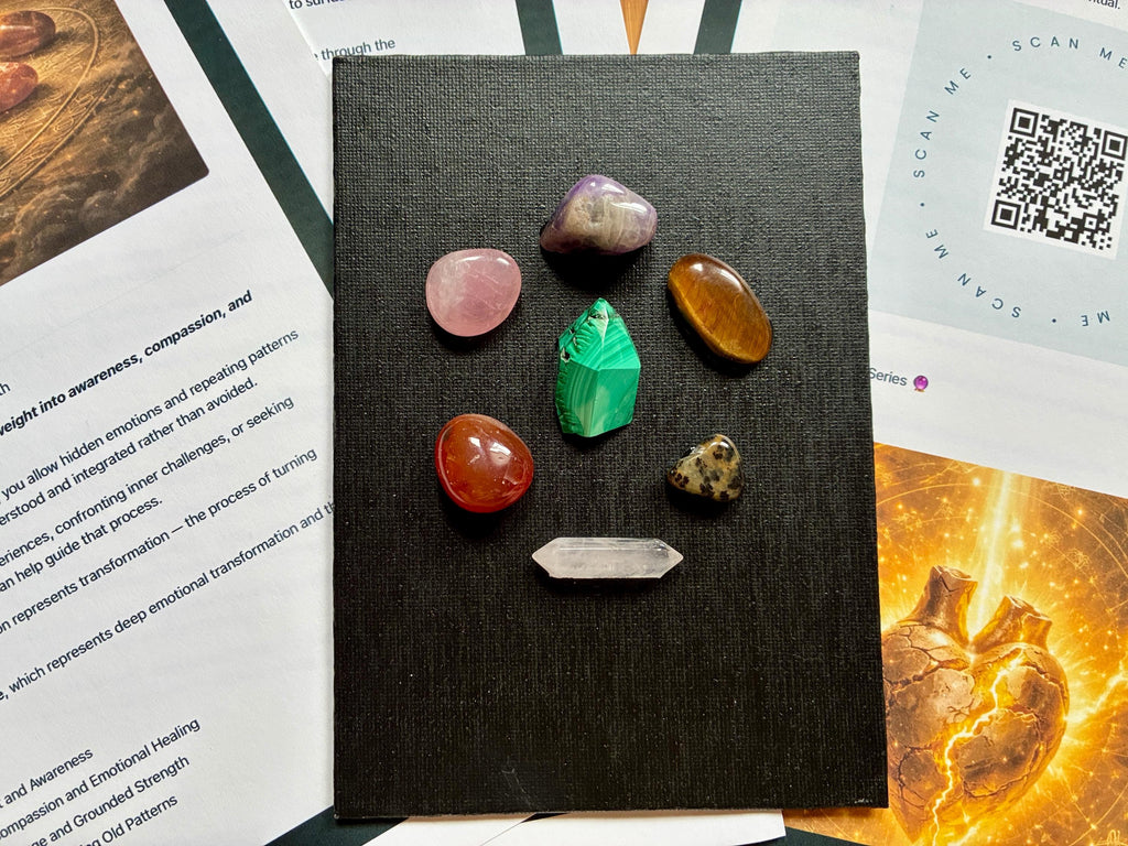 Shadow Work Crystal Grid Kit