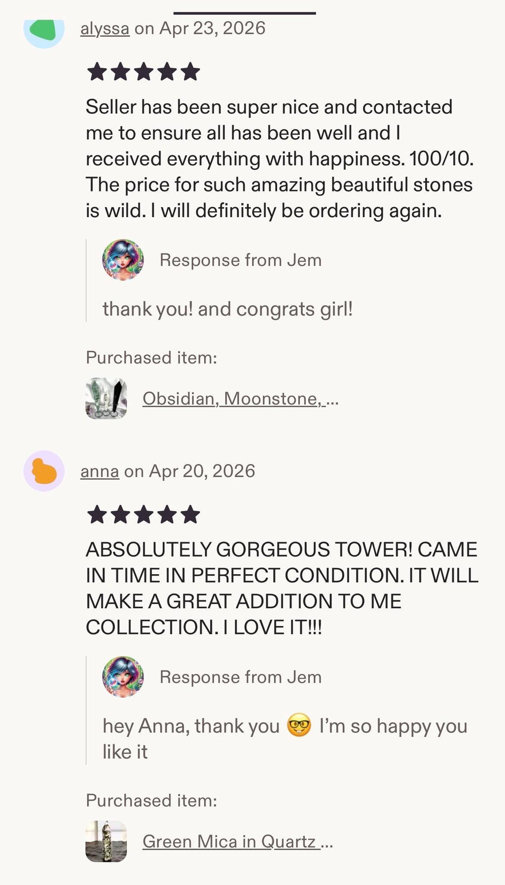 Mookaite Jasper Tower